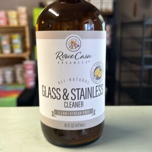 Rowe casa organics glass and stainless cleaner